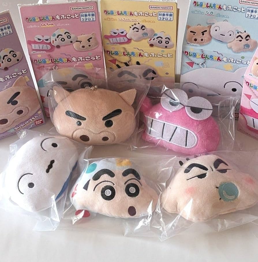 Amazon.co.jp: クレヨン しんちゃんもふこっと全種コンプ) ぬいぐるみ