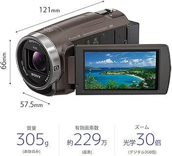 Amazon | SONY(ソニー) ビデオカメラ Handycam 光学30倍 内蔵メモリー