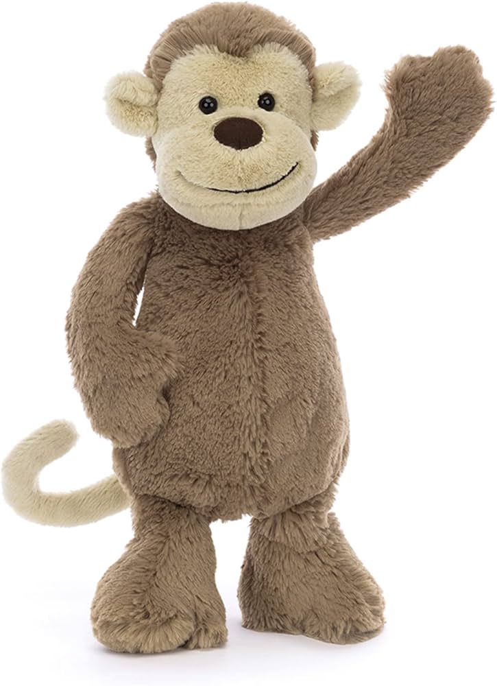 Amazon.co.jp: Jellycat(ジェリーキャット) バシュフル モンキー M