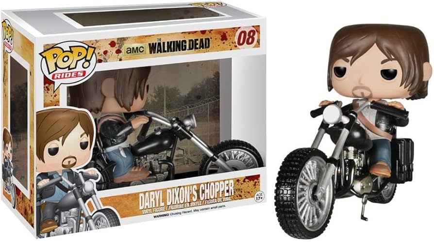Amazon.com: Funko POP Rides: Walking Dead - Daryl's Bike Action