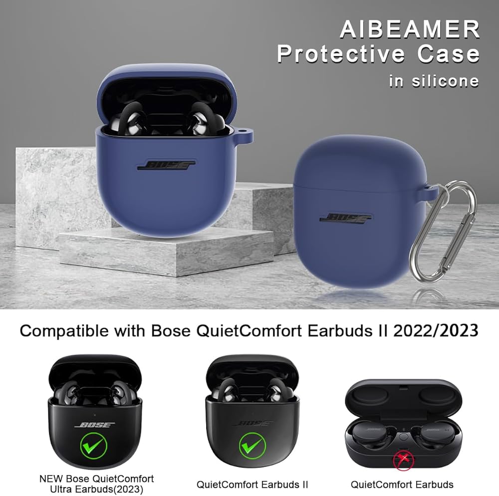 Amazon.com: Silicone Case for Bose QuietComfort Earbuds II (2022