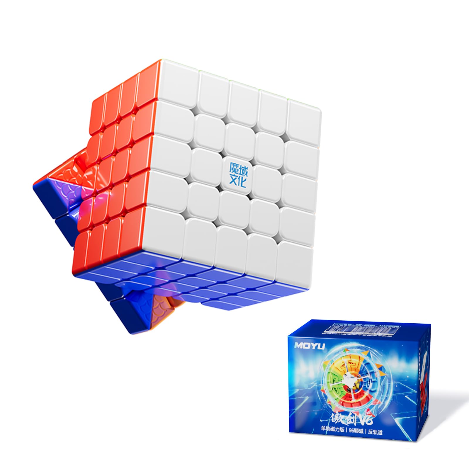 Amazon.com: Moyu Aochuang V6 5x5 Magnetic Speed Cube, 5 by 5
