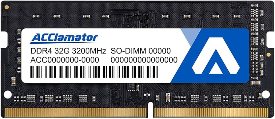 Amazon.co.jp: 32GB 3200MHz Memory DDR4 SO-DIMM/ PC4-25600 1.2V (1x