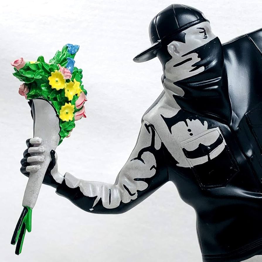 Amazon.co.jp: BANKSY FLOWER BOMBER フラワーボンバー フィギュア