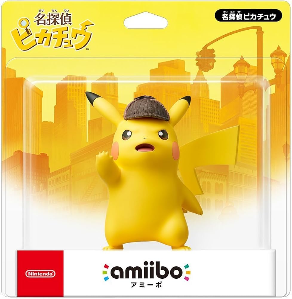 Amazon | amiibo 名探偵ピカチュウ (ポケモンシリーズ) | ゲームソフト