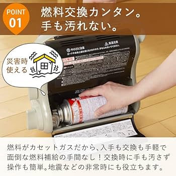 Amazon.co.jp: (ガスストーブ＆収納ケースセット) 岩谷産業 イワタニ