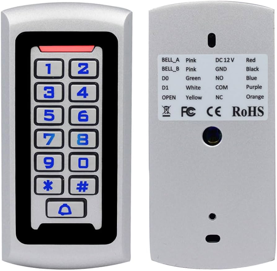 Amazon.com : Waterproof Stand Alone Access Control Keypad,Metal