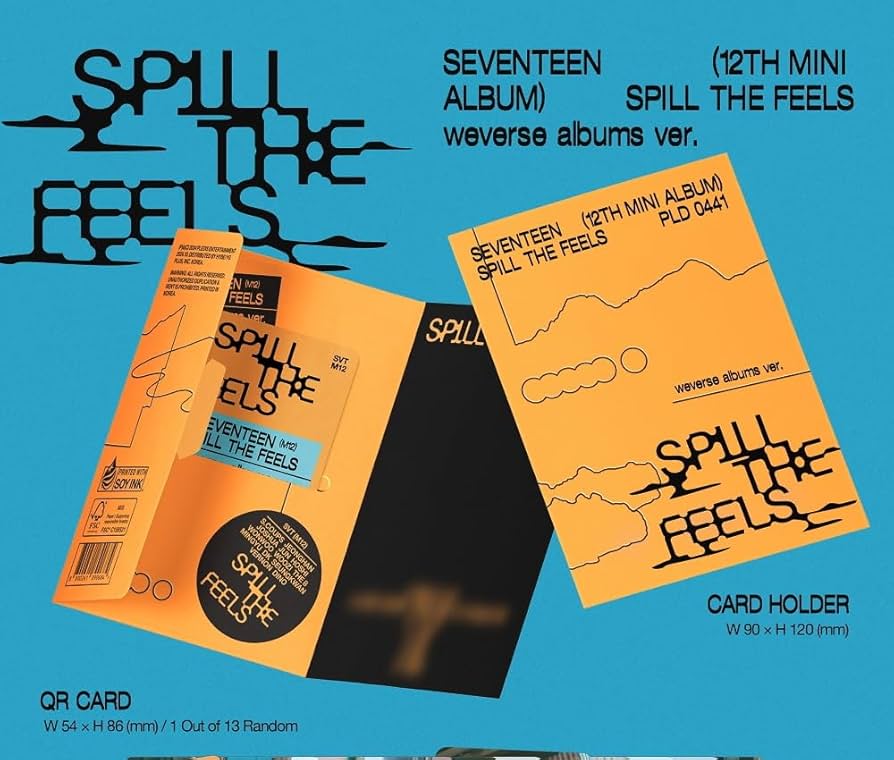 Amazon.com: SEVENTEEN Spill The Feels [Weverse Albums ver.] 12th