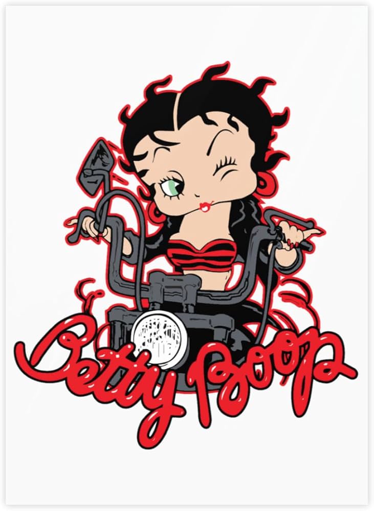 Amazon.co.jp: ベティちゃん 1枚 クリスタルステッカー ステッカー