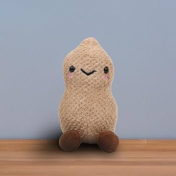 Amazon.com: Dupuci 6.5inch Peanut Plush Toy Soft Stuffed Doll