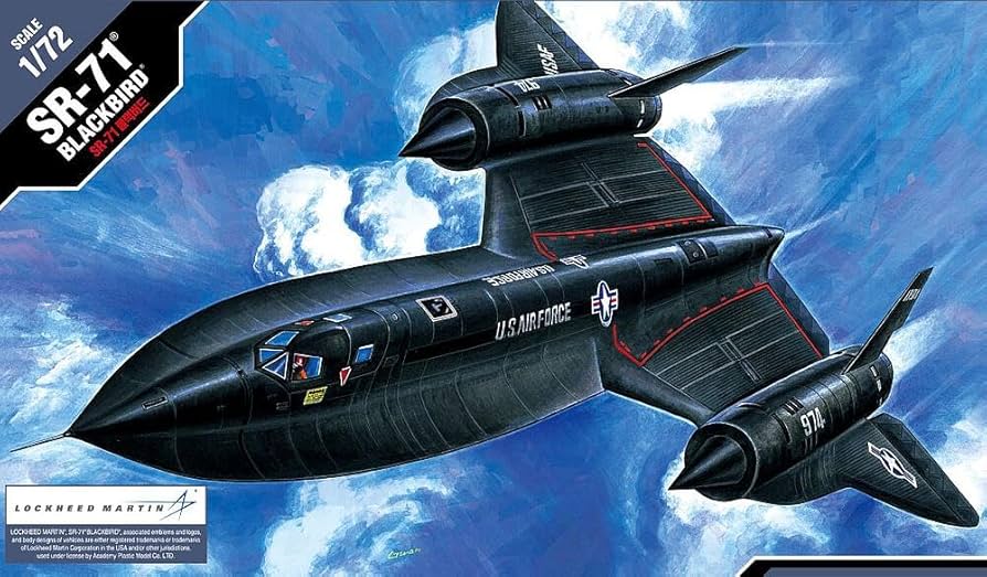 Amazon | アカデミー(Academy) 1/72 アメリカ空軍 SR-71 ブラック