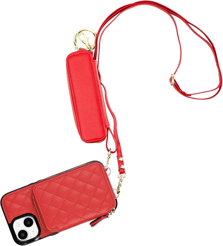 Amazon.com: Bocasal A Stylish Crossbody Wallet Case for iPhone 15