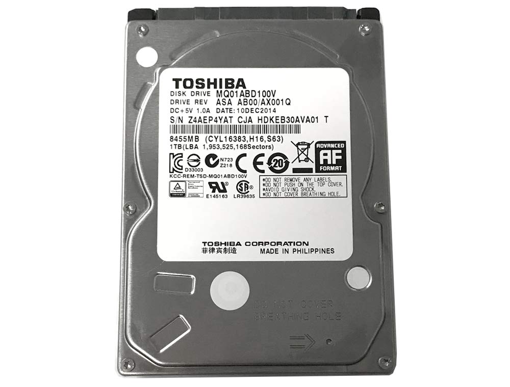 Amazon | Toshiba 1TB 5400RPM 8MB キャッシュSATA 3.0Gb/s 2.5インチ