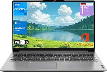 Amazon.com: Lenovo IdeaPad 1 Home Laptop, 15.6