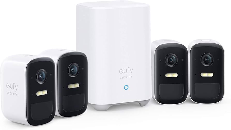 Amazon.com : eufy Security, eufyCam 2C 4-Cam Kit, Security Camera