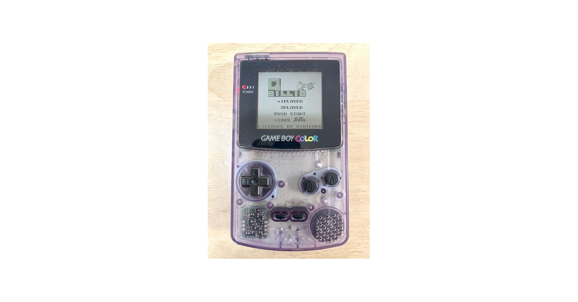 Amazon.co.jp: GAMEBOY COLOR ゲームボーイカラー本体 クリアパープル