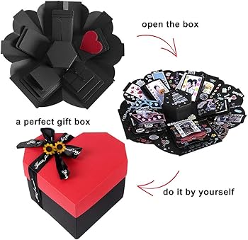 Amazon.co.jp: RECUTMS Love Explosionボックス DIYスクラップブック