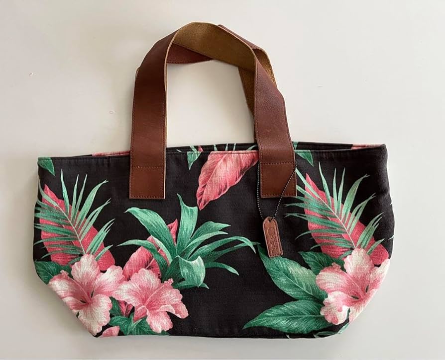 Amazon.co.jp: ALBA ROSA アルバローザ オールドハイビのトートバッグ