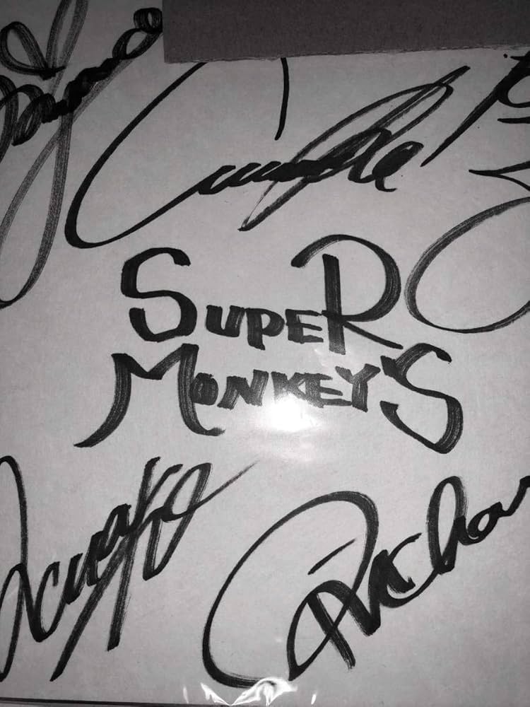Amazon.co.jp: 訳アリ 安室奈美恵 super monkeys 直筆サイン 色紙