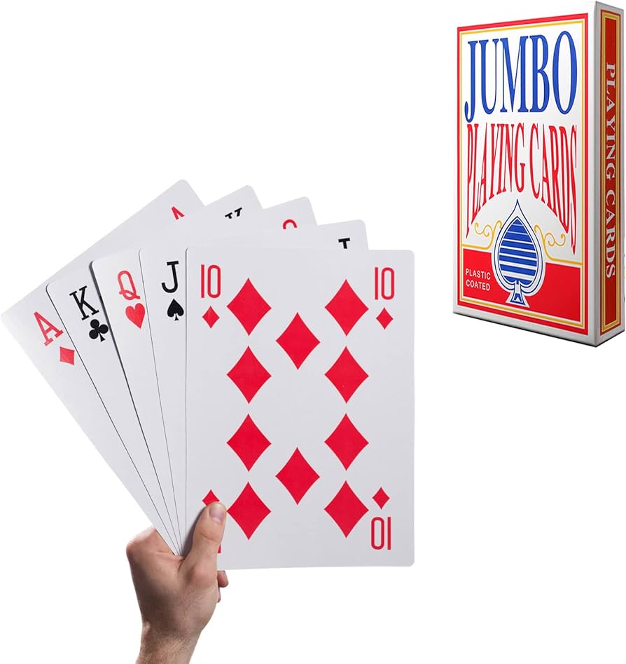 Amazon.co.jp: トランプ 特大 カードゲーム ブリッジサイズ ジョーク