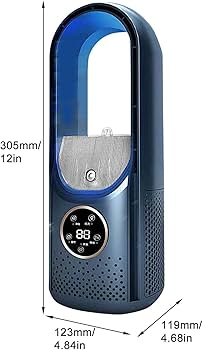 Amazon | ブレードレスタワーファン - ポータブル6スピードリーフレス