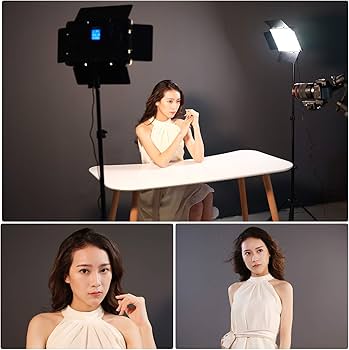 Amazon | VILTROX LEDビデオライトキット 写真撮影照明ライト VL-D640T