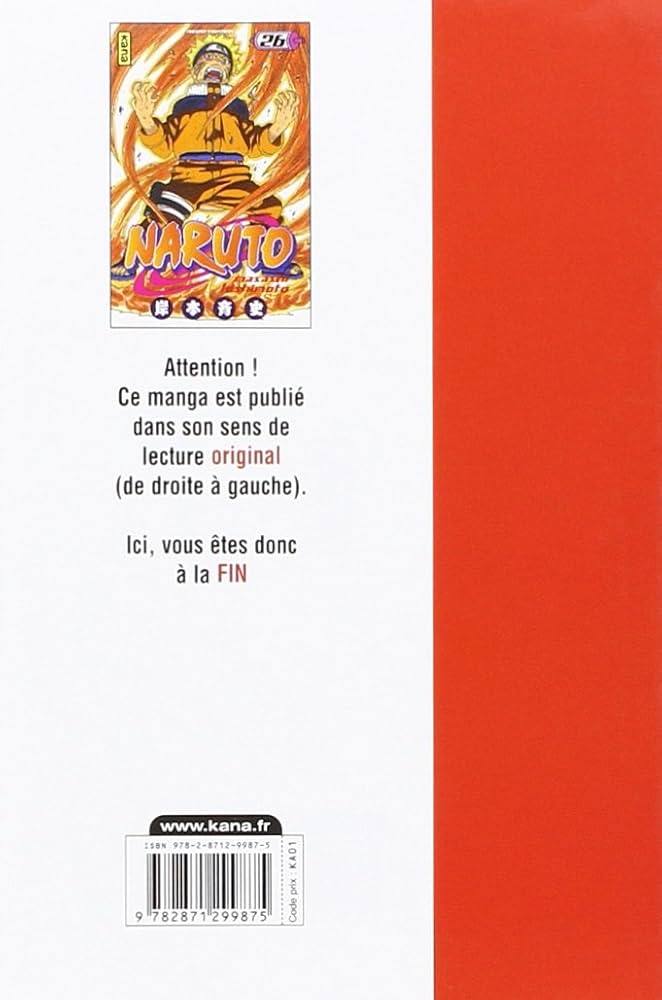 Amazon.com: Naruto - Tome 26: 9782871299875: Masashi Kishimoto