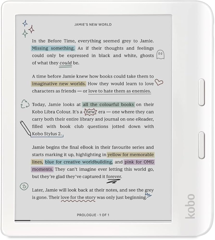 Amazon.com: Kobo Libra Colour | eReader | 7