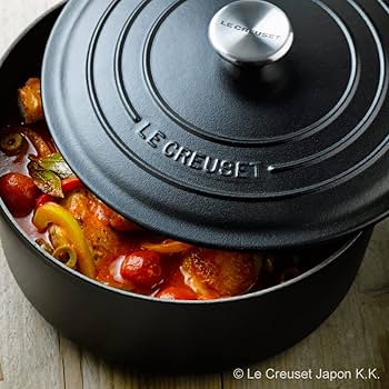 Amazon｜ル・クルーゼ(Le Creuset) 鋳物 ホーロー 鍋 両手鍋 鉄鍋