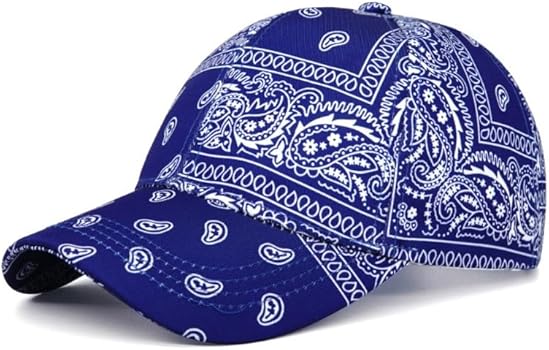 Summer Bandana Baseball Cap for Men Women Adjustable Fashion Hip