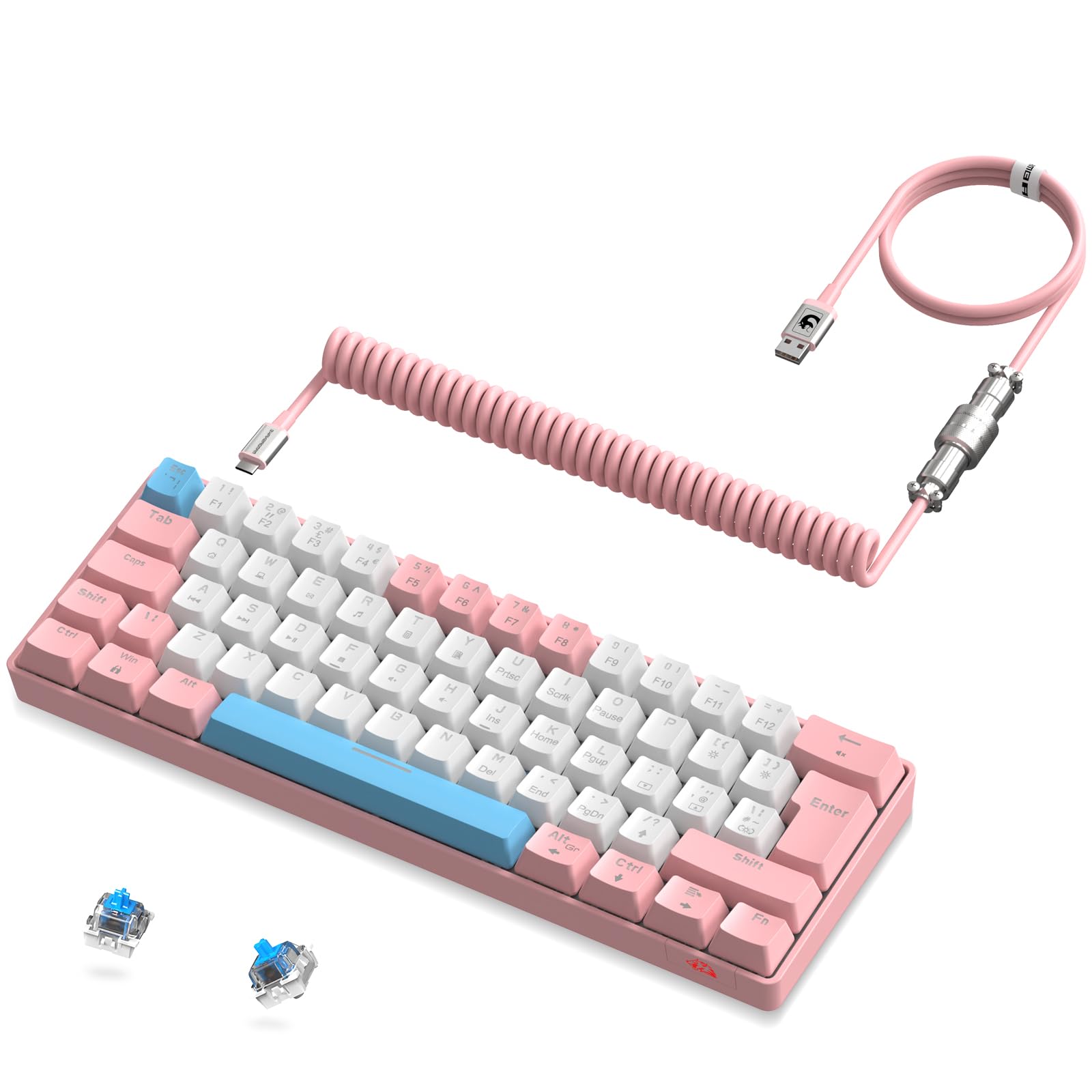 Amazon | ZIYOULANG T60 ゲーミングキーボード メカニカルキーボード