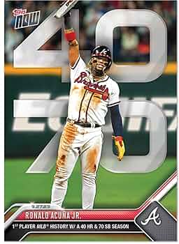 Amazon.com: 2023 Topps Now Ronald Acuna Jr. #927-1st Player in MLB