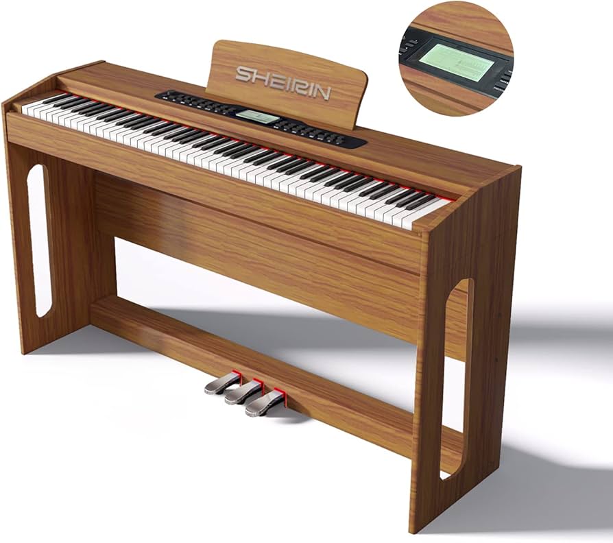 Amazon | SHEIRIN 電子ピアノ 88鍵盤 タッチ 本物 人気 ランキング 電