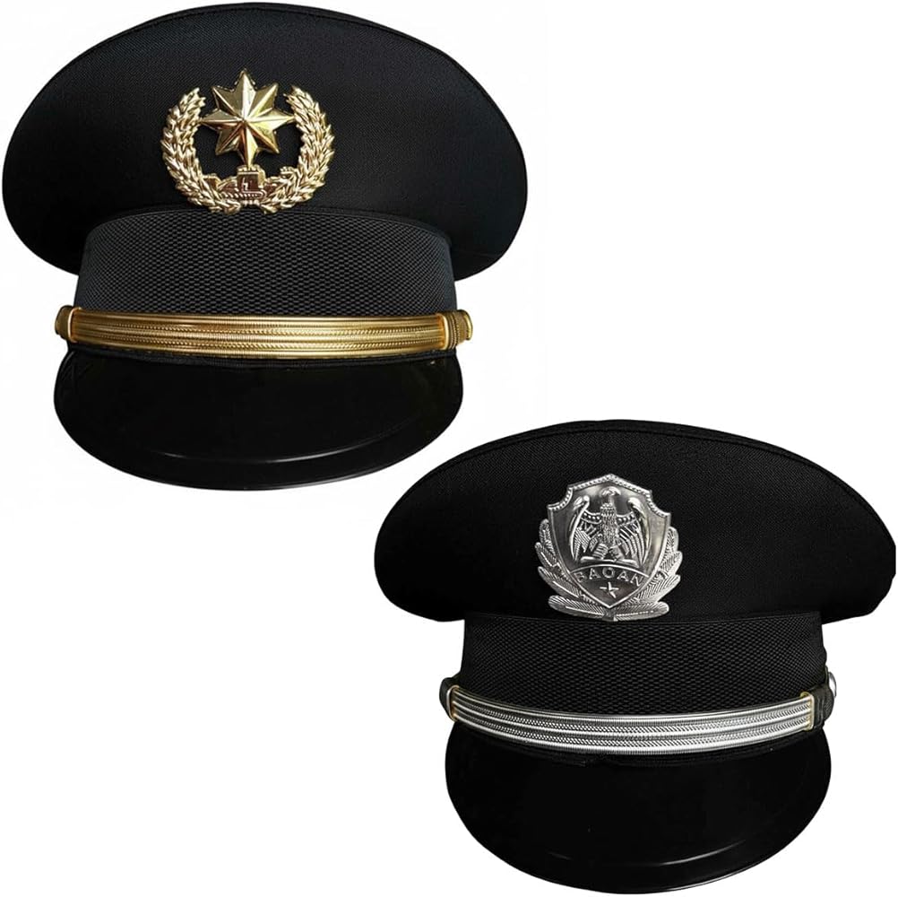 Amazon.co.jp: [monoii] 警察 帽子 単品 警官 コスプレ 警察官 制帽