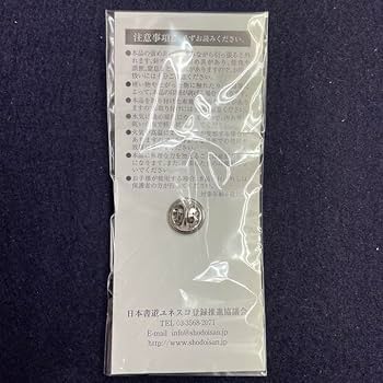 Amazon.co.jp: 書道 ピンバッジ⑤ 日本書道ユネスコ登録推進協議会