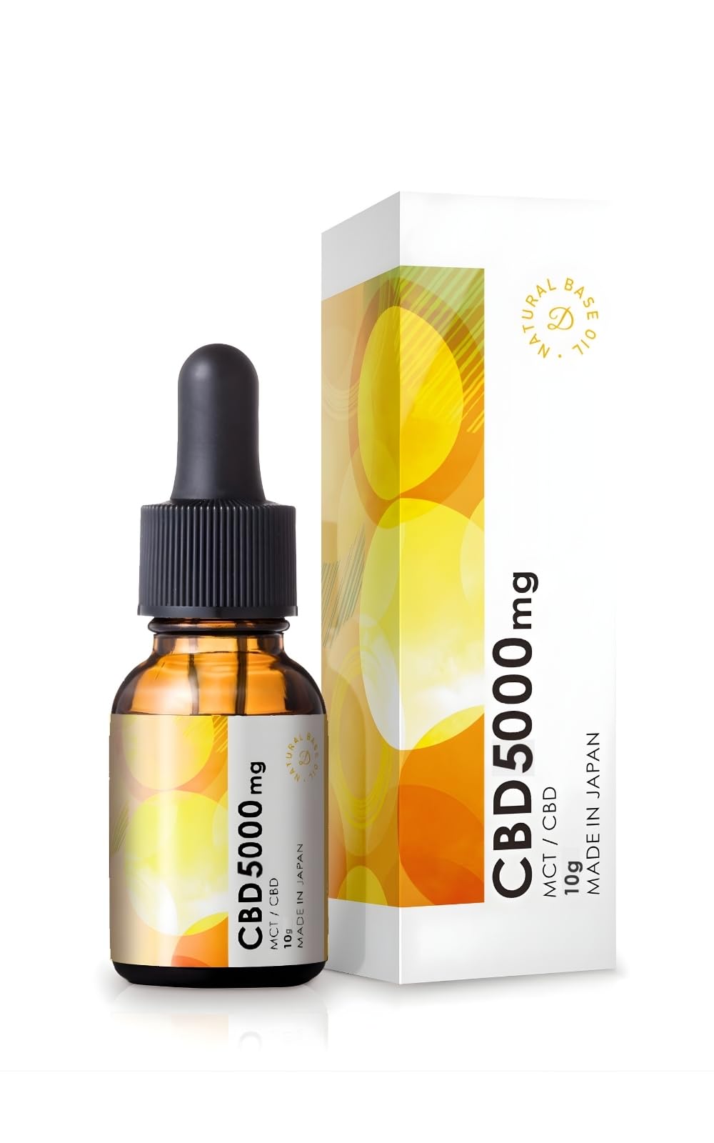 Amazon.co.jp: CBDオイル 高濃度50％ 5000mg 10g 日本製 国内製造