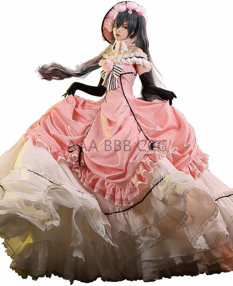 Amazon.co.jp: [AABBCC] OK 黒執事 シエル (駒鳥ドレス) コスプレ衣装