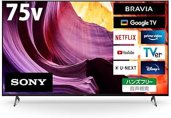 Amazon.co.jp: ソニー 75V型 4K 液晶 テレビ ブラビア KJ-75X80K