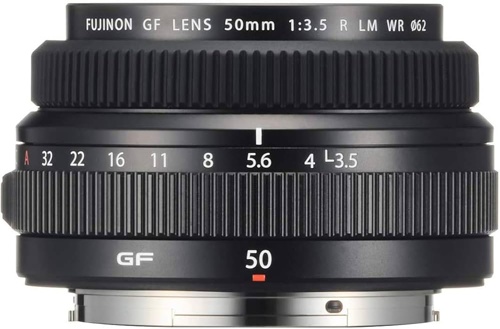 Amazon.co.jp: Fujifilm Fujinon GF50mmF3.5 R LM WR - ブラック