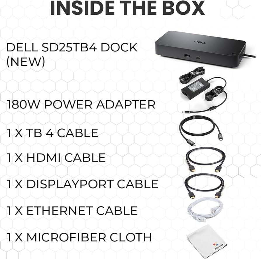 Amazon.com: Dell Pro SD25TB4 Thunderbolt 4 Dock - USB-C Docking