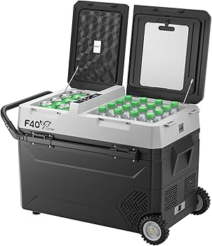 Amazon.co.jp: F40C4TMP 車載冷蔵庫 大容量 57L -20℃～10℃ 2室独立温度