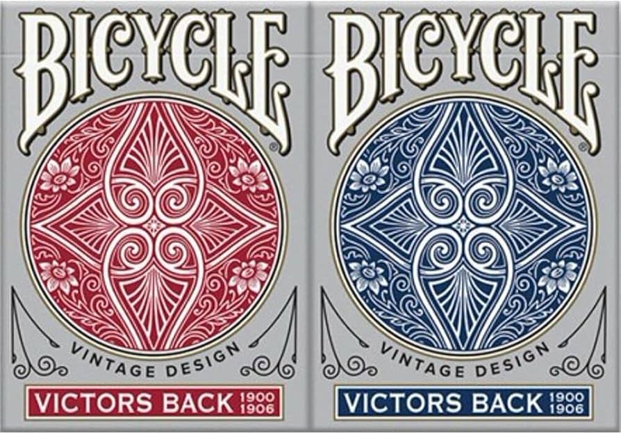 Amazon.co.jp: Bicycle Victors Back ビンテージデザイン トランプ 2