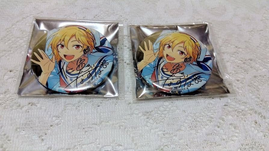 Amazon | あんスタ ポートレートサイン缶バッジ 仁兎なずな | バッジ