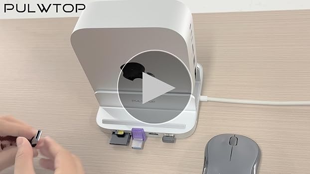 Amazon.co.jp: PULWTOP 8 in 1 USB C ハブ Mac Mini M4/ M4 Pro 2024用