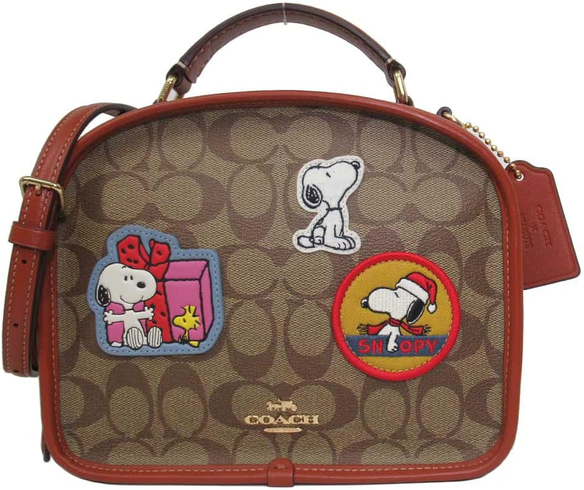 Amazon | [コーチ] バッグ ショルダーバッグ ピーナッツ シグネチャー