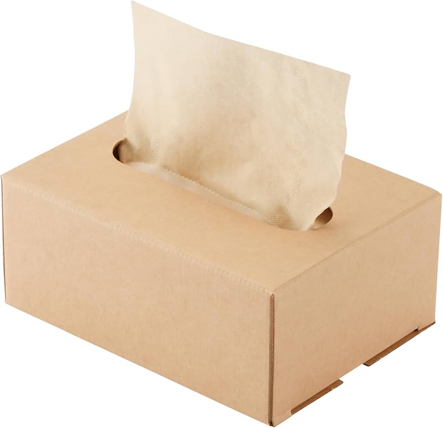 Amazon｜無印良品 クラフトティシューボックス/卓上用 MAA29A2A