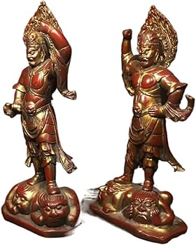 Amazon｜「金剛力士像」仁王様 阿形 吽形 阿吽像 仁王像二尊一対 ＜高