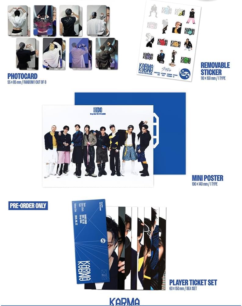 Amazon.com: (STANDARD VER.) STRAY KIDS - [KARMA] 4th Studio album