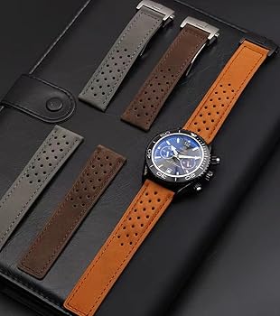 Amazon.co.jp: [HEYOZURY] 腕時計ベルト TAG HEUER ベルト 時計バンド