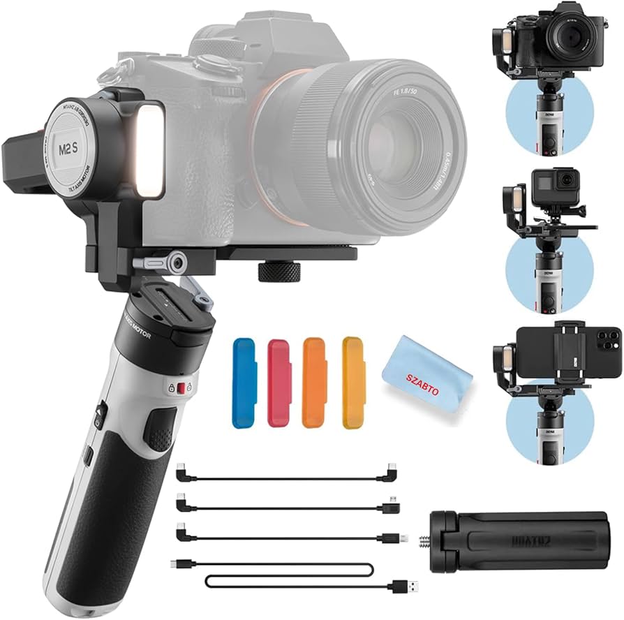 Amazon.com: Zhiyun Crane M2S Camera Gimbal 3-Axis Handheld Video